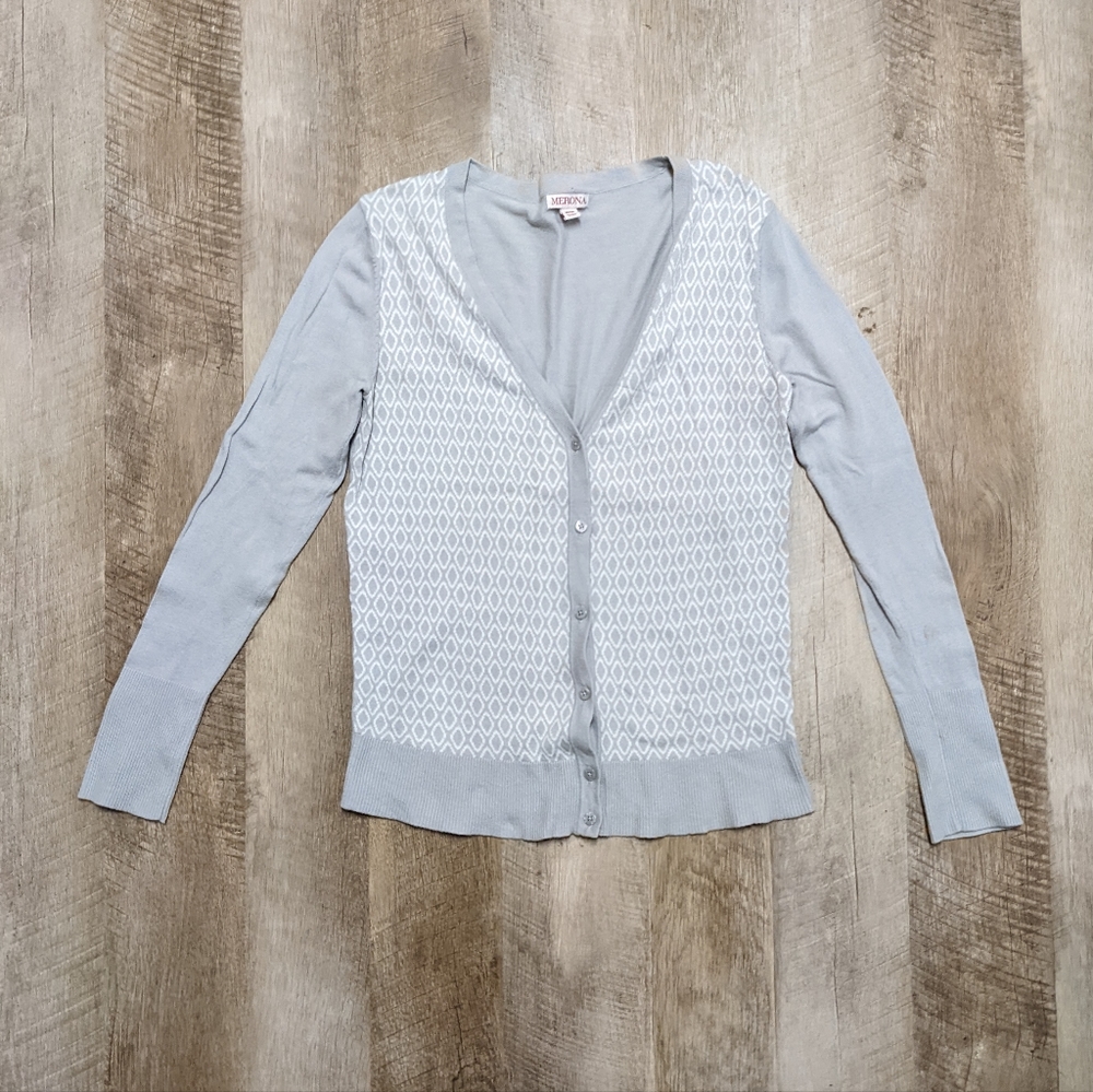 Merona V Neck Cardigan Sweater Size Medium